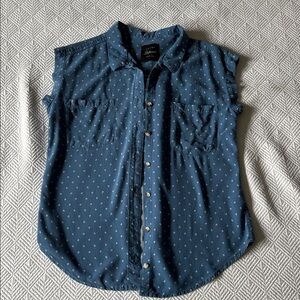 Jachs Blue Floral Button-Up Shirt